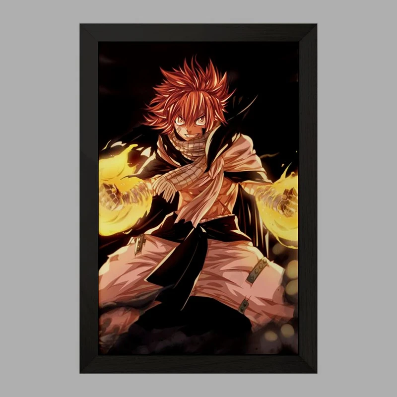 تابلو خندالو مدل ناتسو انیمه فری تیل Fairy Tail  کد 16526