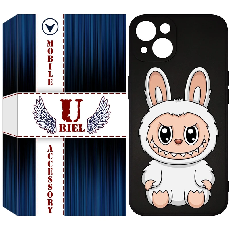 کاور یوریل مدل KSH کد 113 طرح عروسک لبوبو مناسب برای گوشی موبایل اپل iPhone 13