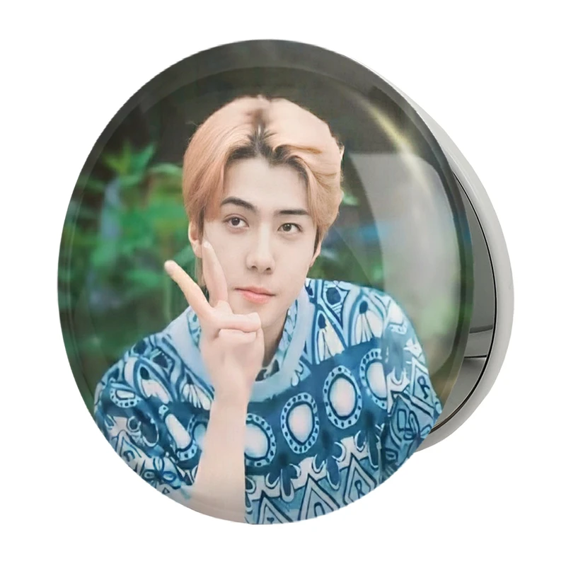 آینه جیبی خندالو طرح سهون گروه اکسو EXO مدل تاشو کد 13463 