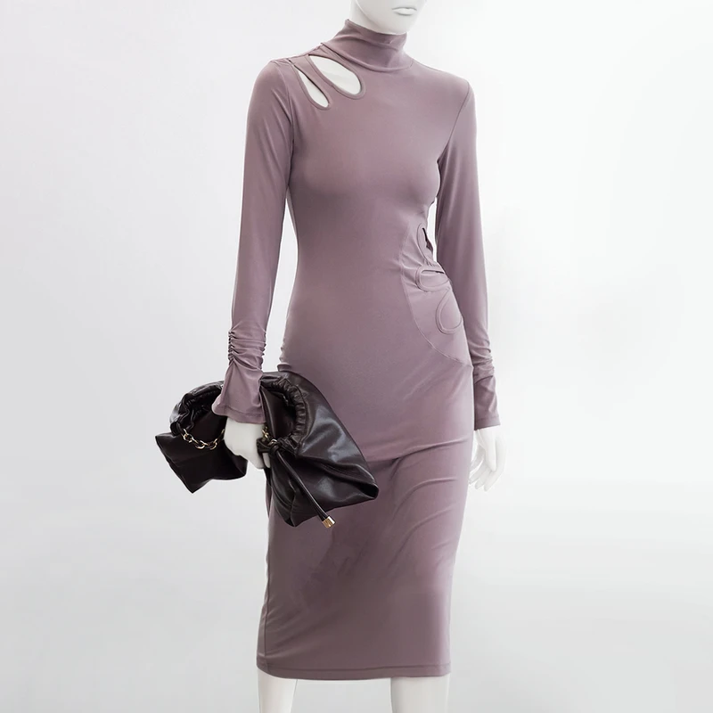 پیراهن یقه ایستاده زنانه ترندیول مدل 837719412