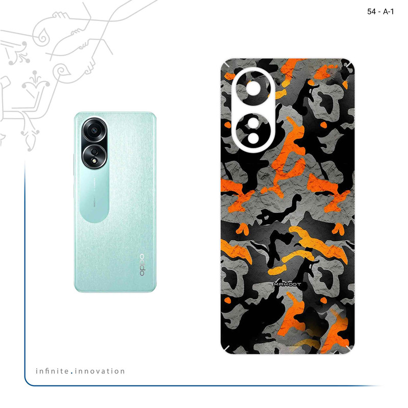 برچسب پوششی ماهوت مدل Army_Autumn مناسب برای گوشی موبایل اپو A58 4G