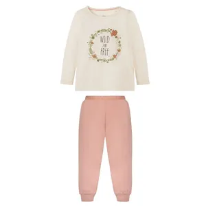 ست تی شرت آستین بلند و شلوار دخترانه لوپیلو مدل 8792776