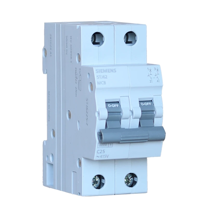 فیوز مینیاتوری تک فاز دوپل 25 آمپر زیمنس مدل 5TJ6225-7