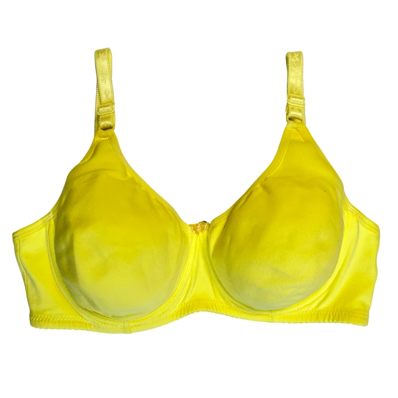 سوتین زنانه مدل نخ پنبه پرسی فنردار