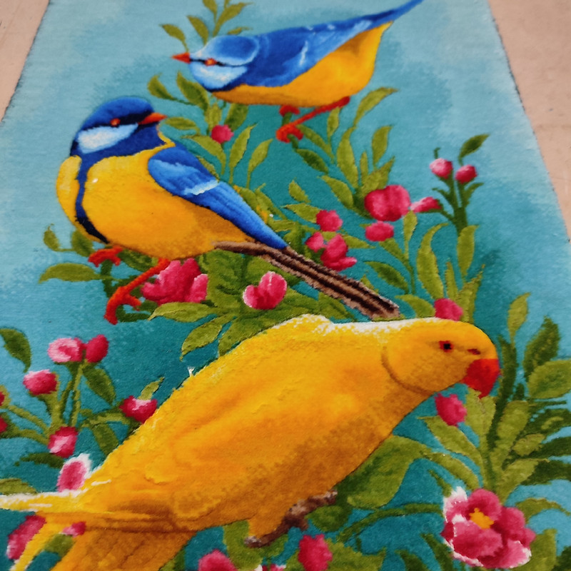 تابلو فرش دستباف طرح باغ بهشت مدل RAR