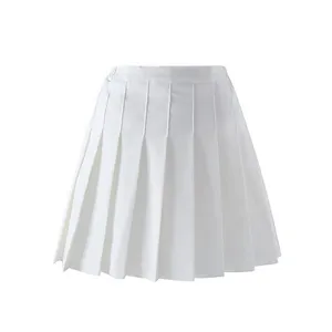 دامن زنانه مدل کرپ پیلی کره ای دکمه ای 