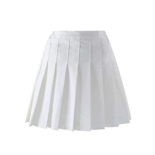 دامن زنانه مدل کرپ پیلی کره ای دکمه ای 