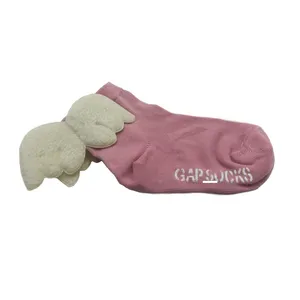 جوراب دخترانه مدل بال فرشته رنگ گلبهی