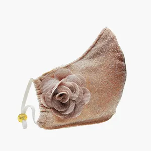 ماسک پارچه‌ای مدل رز