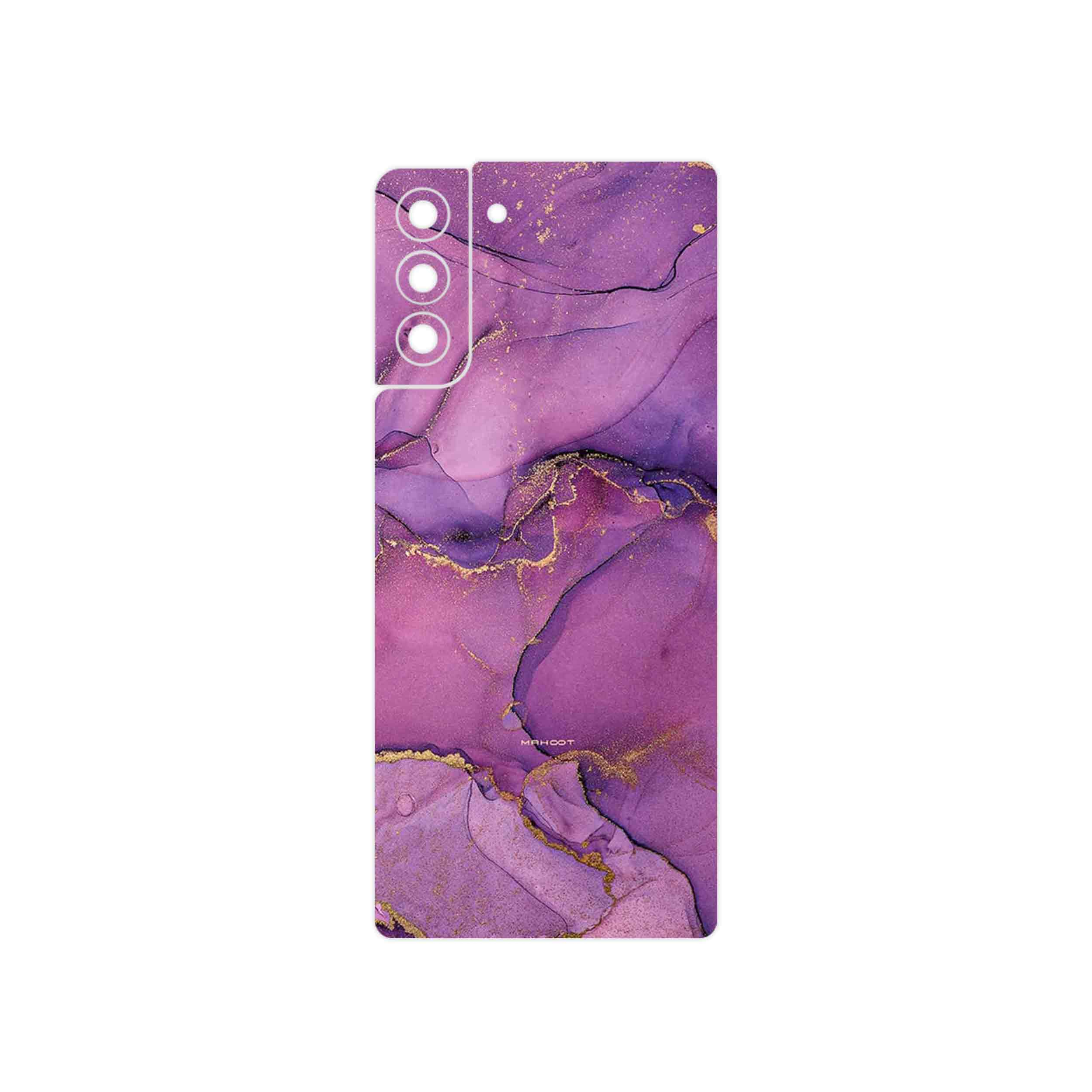 برچسب پوششی ماهوت مدل Purple Marble مناسب برای گوشی موبایل سامسونگ Galaxy S21 Plus 5G