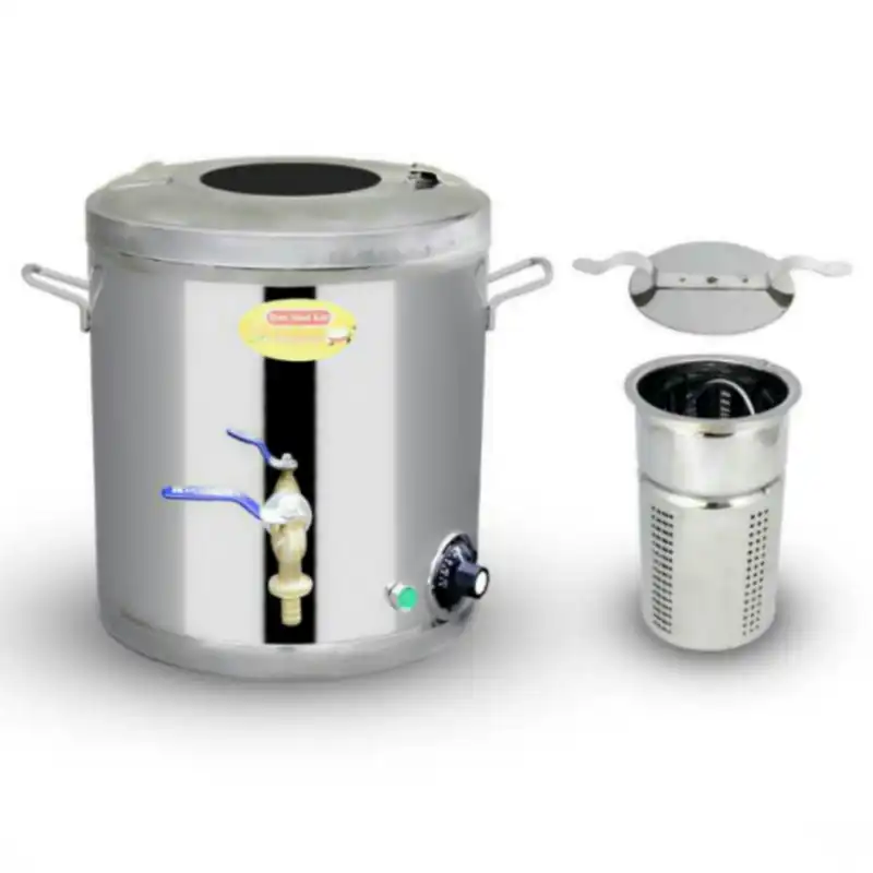 سماور برقی ایران استیل کار مدل 01 گنجایش 15 لیتر