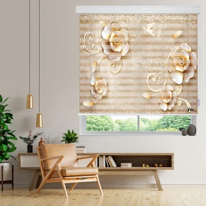 پرده زبرا زیو مدل 3D-1236 سایز 200x280 سانتی متر