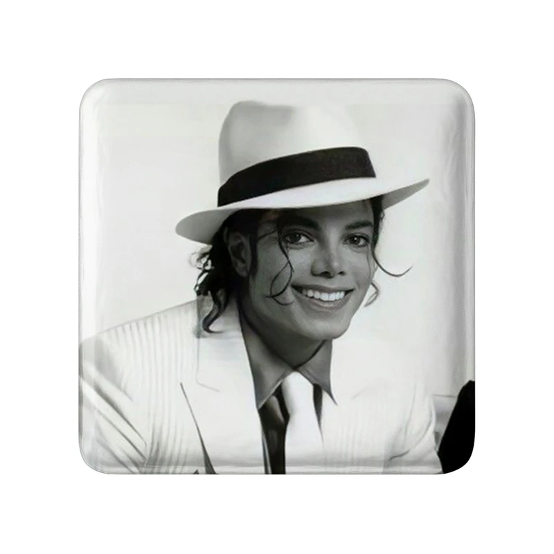 مگنت خندالو طرح مایکل جکسون Michael Jackson  مدل مربعی کد 19244