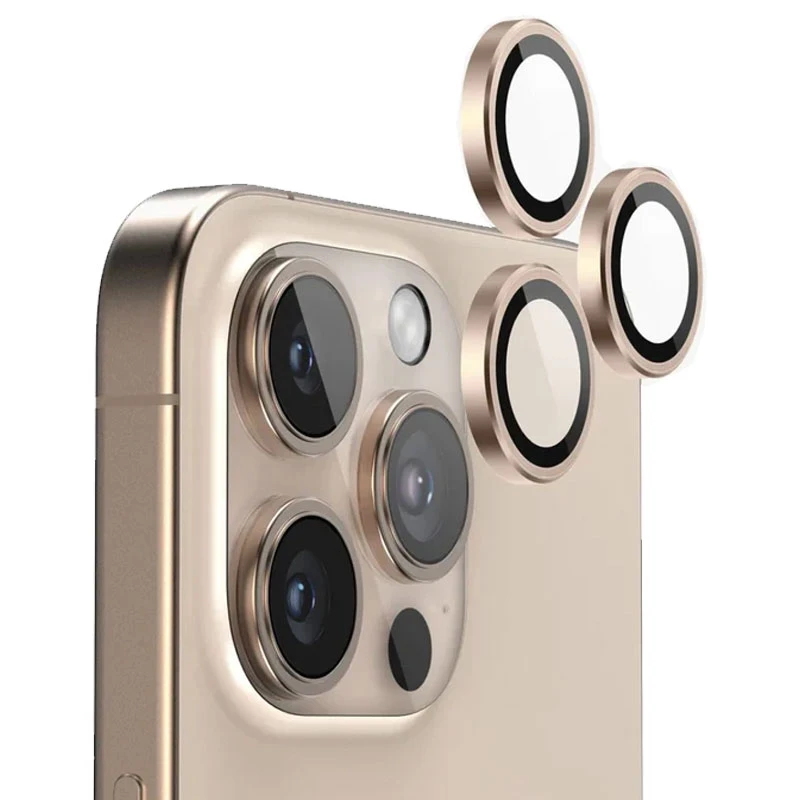 محافظ لنز دوربین اسپایدر مدل Desert Titan Metal Ring مناسب برای گوشی موبایل اپل Iphone 16 Pro / 16 Pro Max