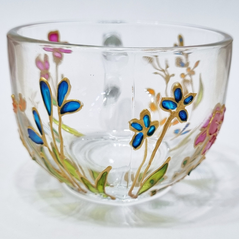 فنجان مدل باغچه