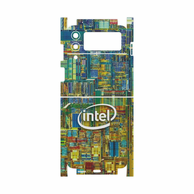 برچسب پوششی ماهوت مدل Intel-Brand-FullSkin مناسب برای گوشی موبایل سامسونگ Galaxy Z Flip3 5G