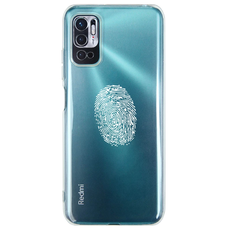 کاور مگافون طرح اثر انگشت مدل C62-W مناسب برای گوشی موبایل شیائومی Redmi Note 10 5G