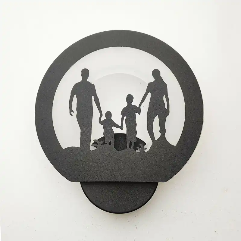 چراغ خواب مدل دیواری طرح خانواده