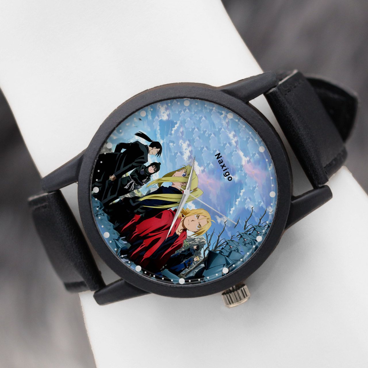 ساعت مچی عقربه ای ناکسیگو مدل Fullmetal Alchemist Brotherhood کد LF13382 -  - 5