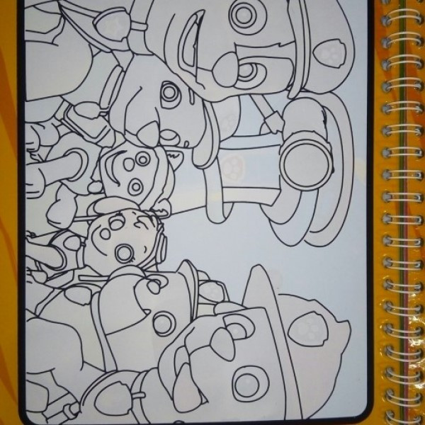 دفتر نقاشی مجیک واتر مدل سگهای نگهبان کد 999-4