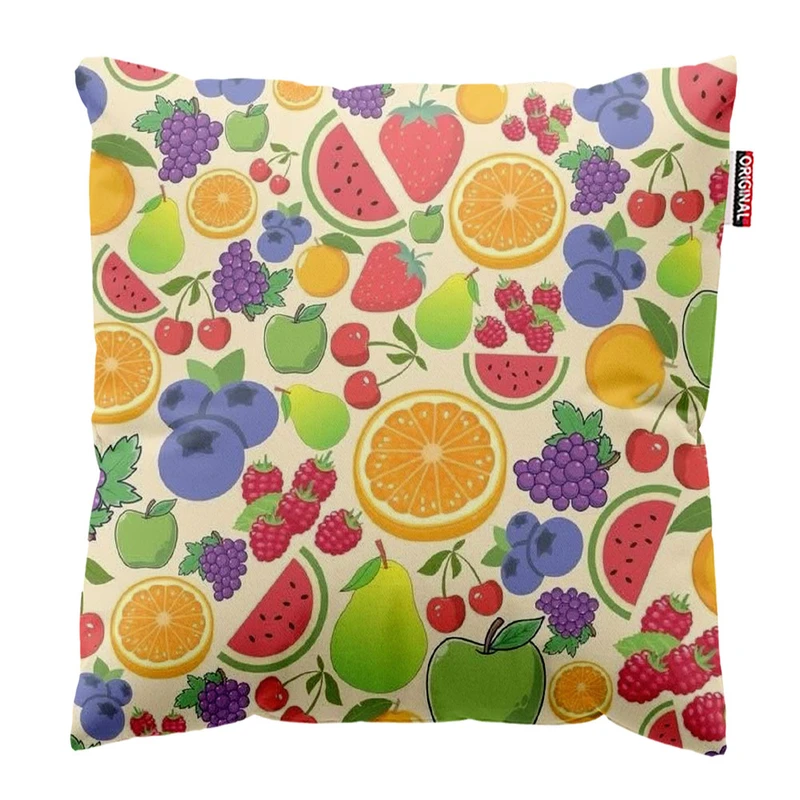 کوسن پاد آفرین طرح میوه سایز 30*30 سانتی متر کد 1116