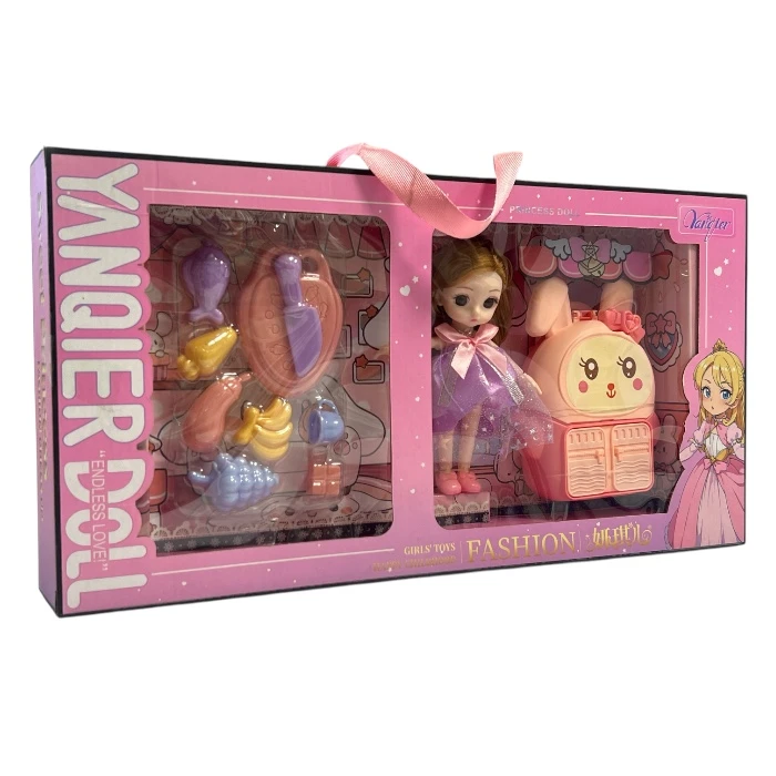 ست هدیه عروسک مدل مفصلی ارتفاع 15 سانتی متر