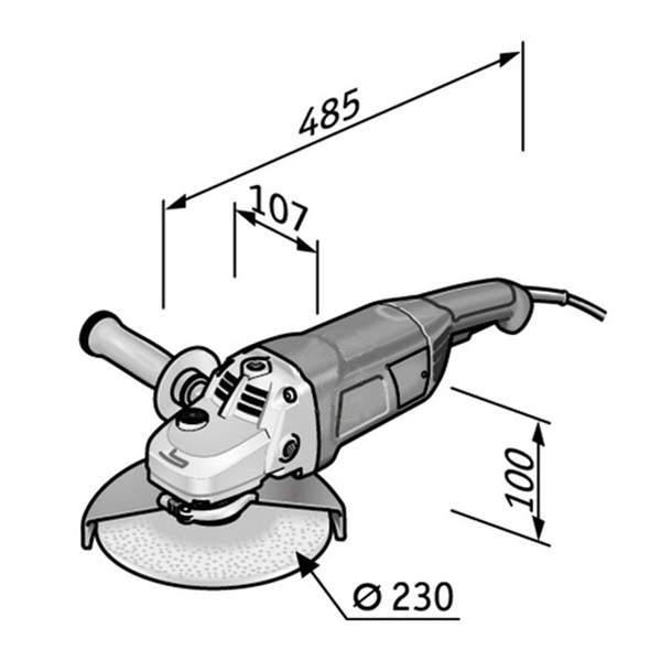 سنگ فرز فلکس مدل L2200 230