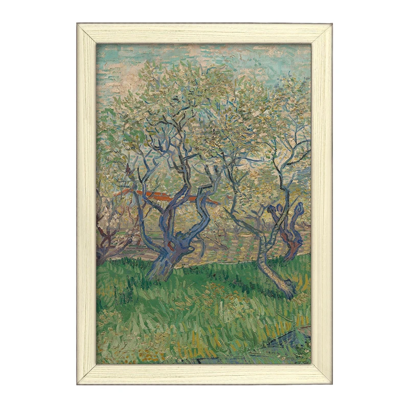 تابلو خندالو طرح باغ های در حال شکوفه دادن ونسان ونگوگ (Van Gogh) کد 36793