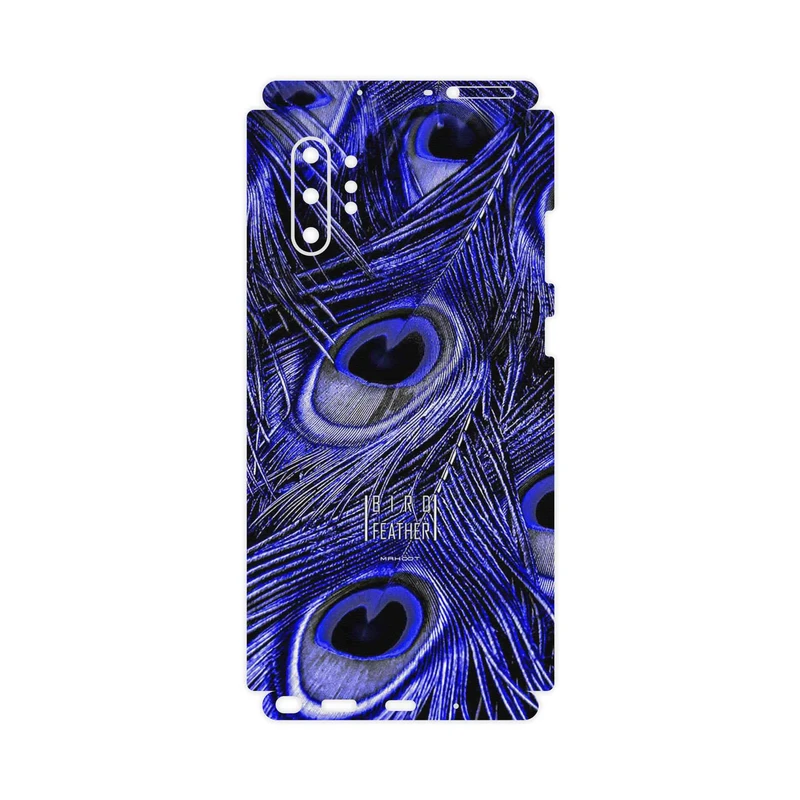 برچسب پوششی ماهوت مدل Purple Feather-FullSkin مناسب برای گوشی موبایل سامسونگ Galaxy Note 10 Plus