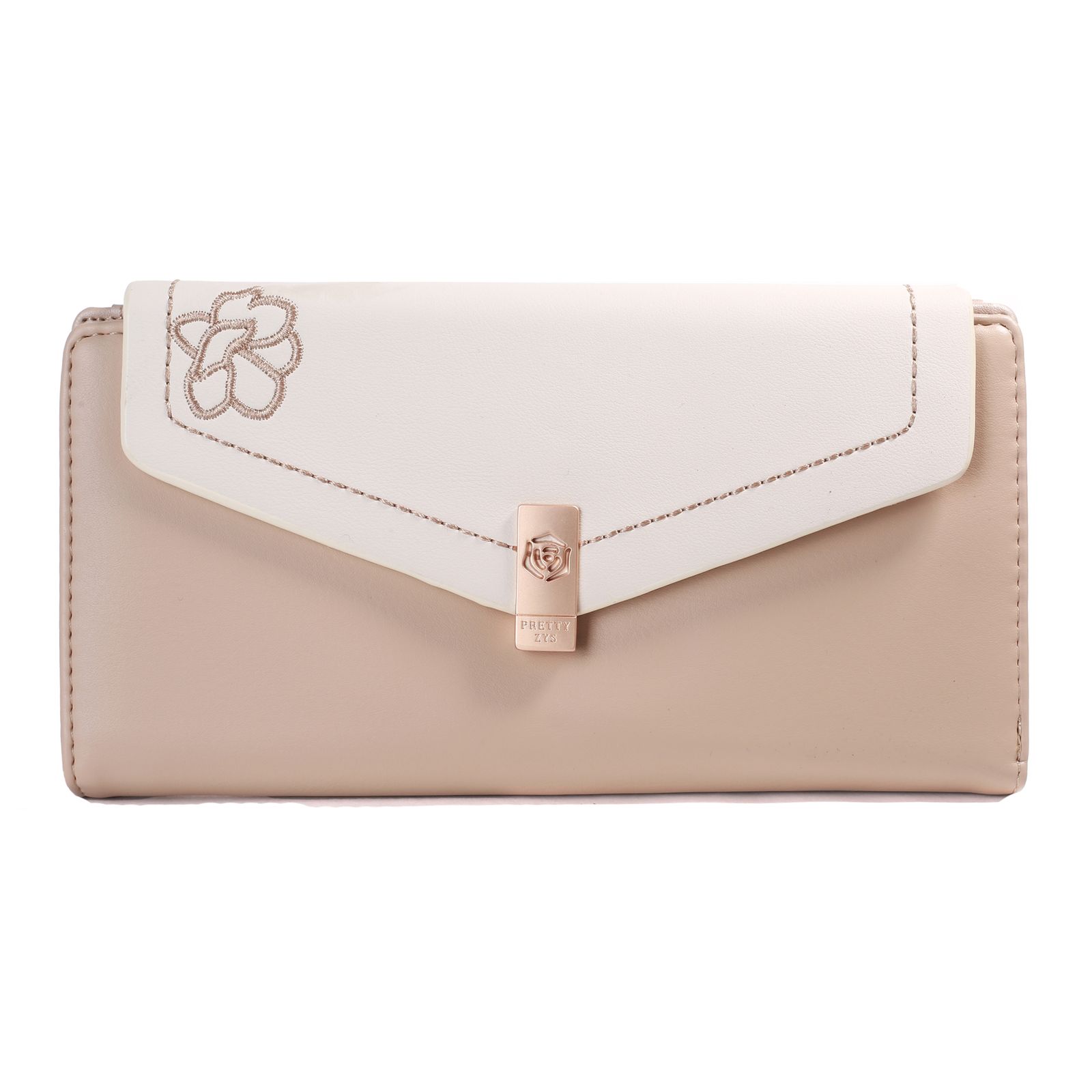 کیف پول زنانه پرتیزس طرح گلدوزی کد 2020023 - - 1