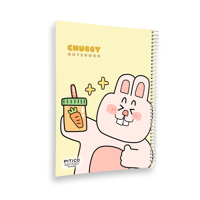 دفتر مشق 60 برگ پیتیکو مدل خرگوش بازیگوش