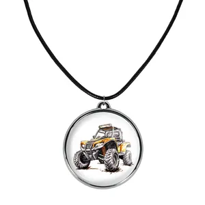 گردنبند خندالو مدل موتور چهار چرخ کد 3709337094