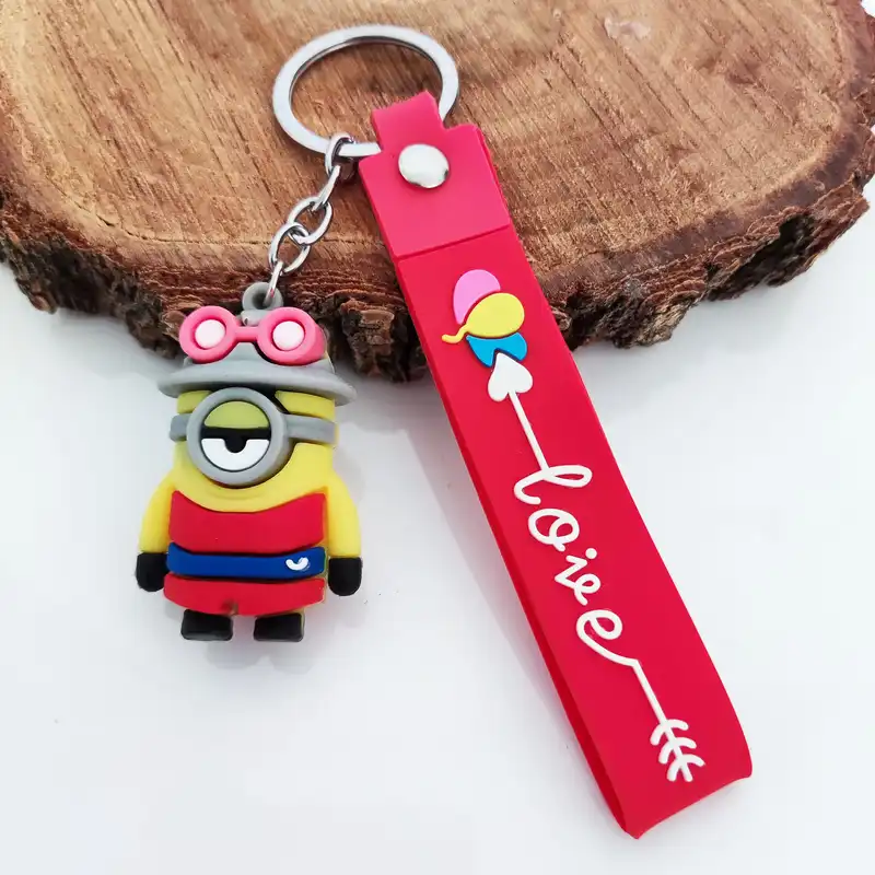 جاکلیدی مدل سیلیکونی طرح مینیون تک چشم و عینک کد DB31