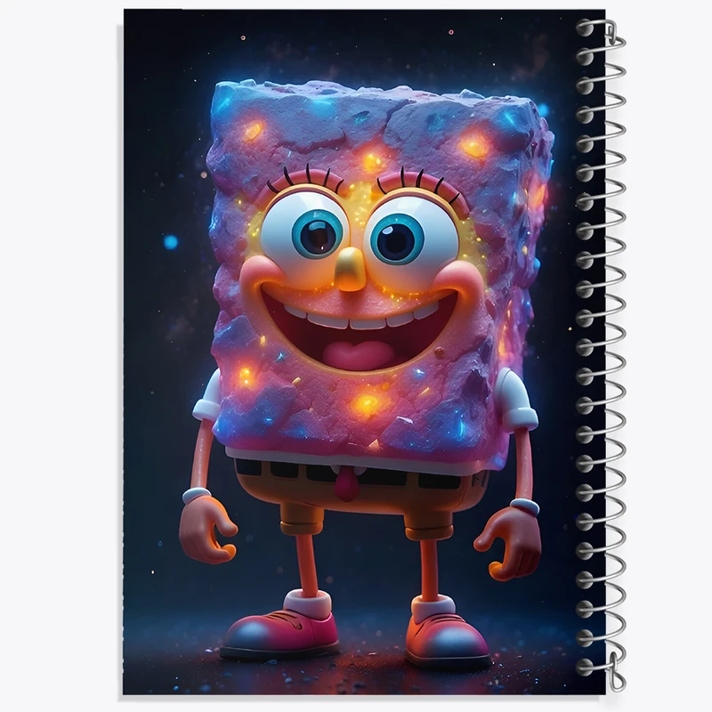 دفتر مشق 50 برگ خندالو طرح باب اسفنجی کد F7047