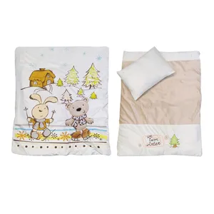 سرویس خواب نوزادی 3 تکه طرح خرس و خرگوش