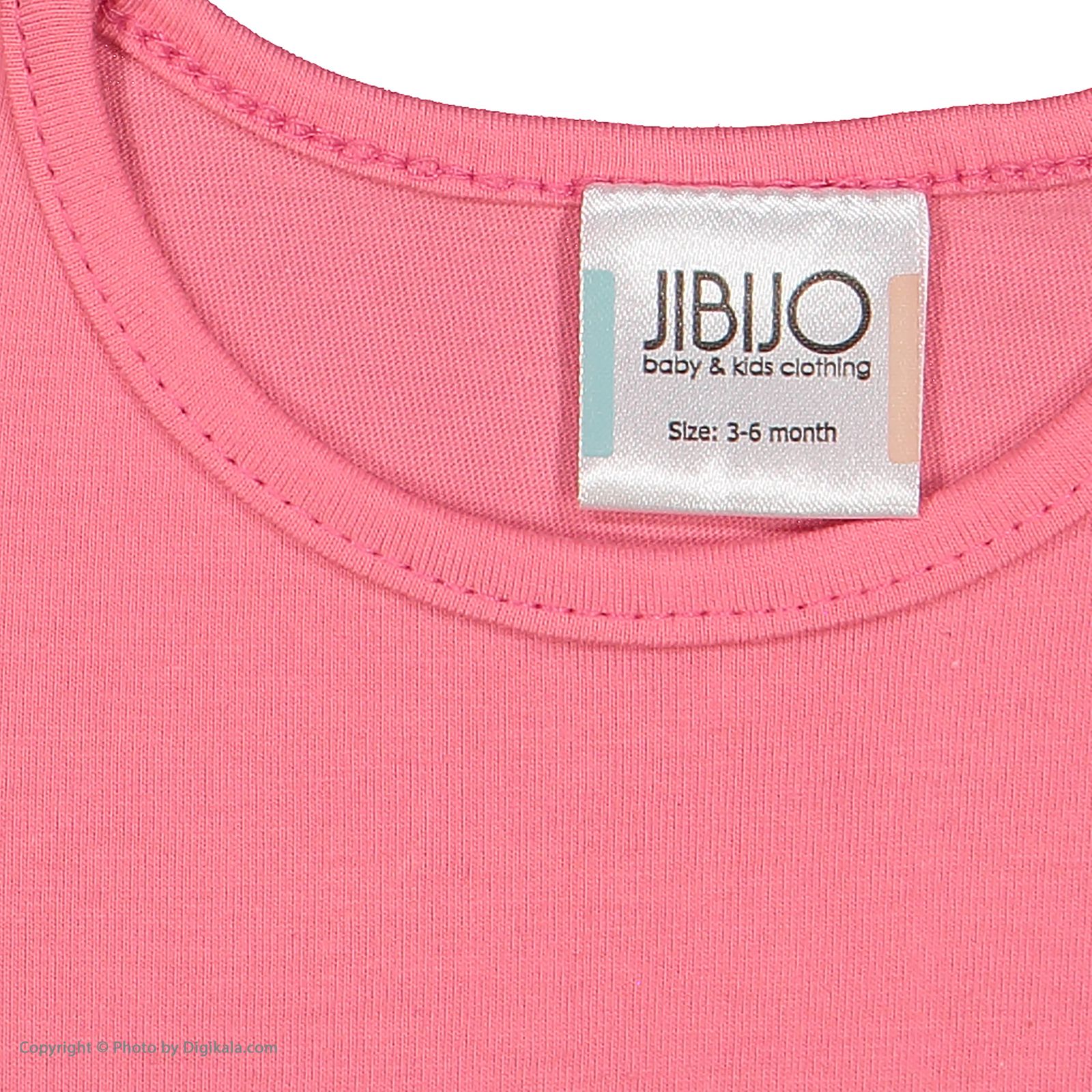 تی شرت آستین کوتاه نوزادی دخترانه جی بی جو مدل 70202-87 -  - 5