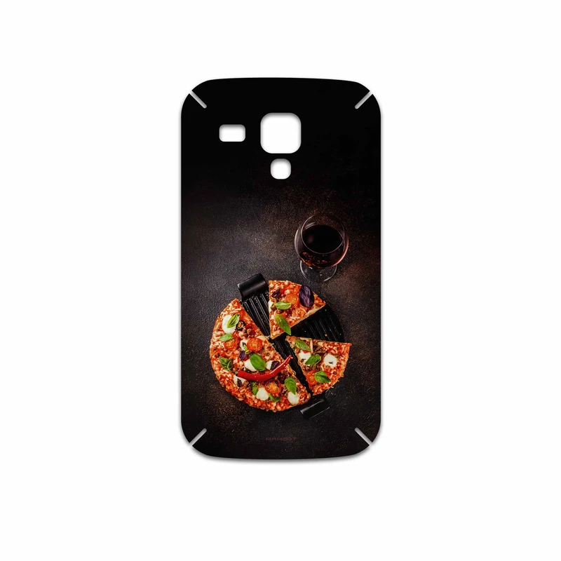 برچسب پوششی ماهوت مدل Pizza مناسب برای گوشی موبایل سامسونگ Galaxy S Duos GT S7562
