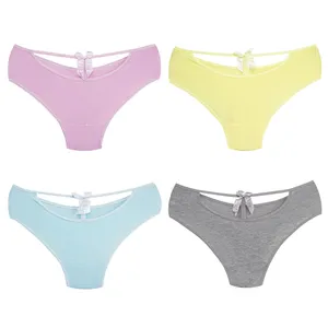 شورت زنانه ماییلدا مدل اسلیپ نخی کد 4241-GYBY بسته 4 عددی