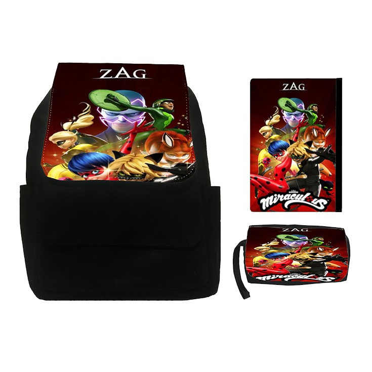 کوله پشتی طرح دختر کفشدوزکی کد SK8 به همراه کلاسور و جامدادی کوله پشتی طرح دختر کفشدوزکی کد SK8 به همراه کلاسور و جامدادی