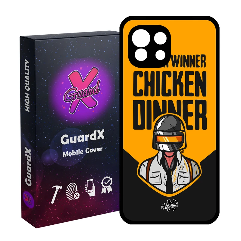 کاور گارد ایکس طرح Pubg مدل Glass10182 مناسب برای گوشی موبایل شیائومی Mi 11 Lite