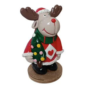 مجسمه مدل گوزن کریسمس فانتزی