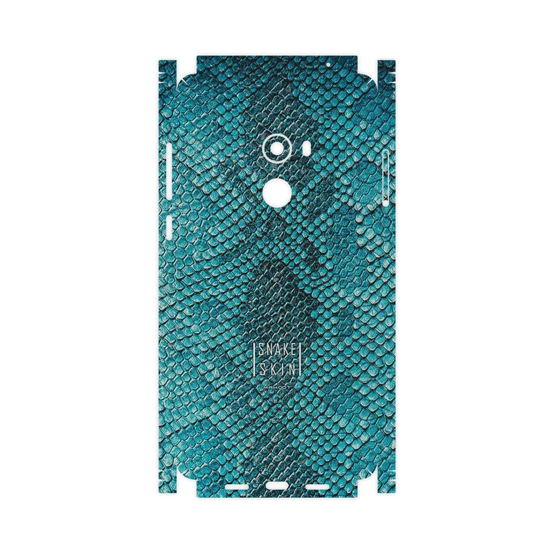 برچسب پوششی ماهوت مدل Blue Snake Skin-FullSkin مناسب برای گوشی موبایل شیائومی Mi Mix 2