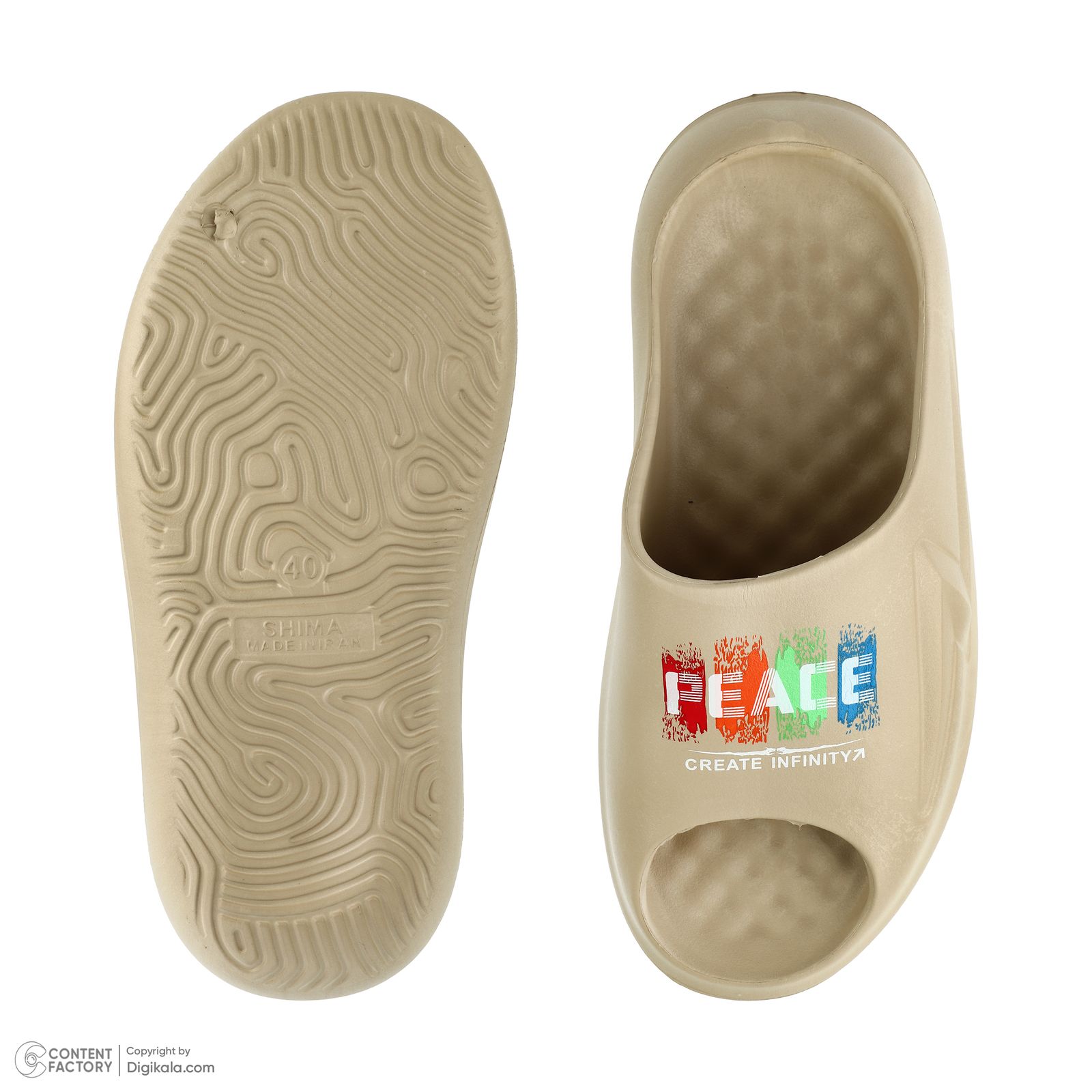 دمپایی مردانه کفش شیما مدل سافتی - - 7