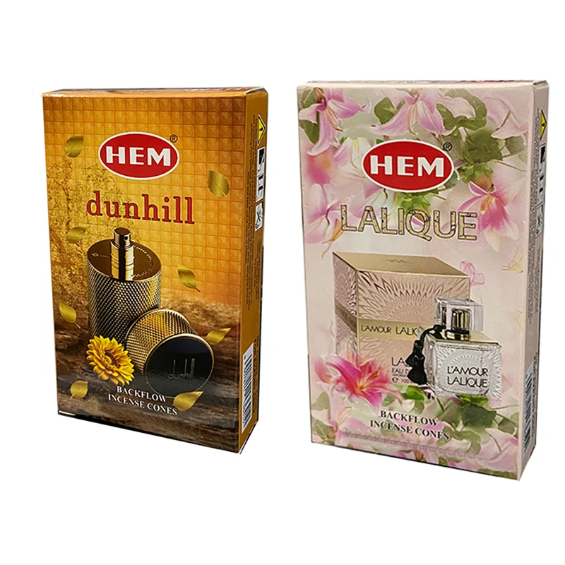 عود هم مدل آبشاری رایحه دانهیل و لالیک دو بسته 10 عددی