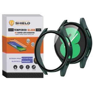 Ultimate Shield PC-Bumper-UL Cover For Samsung Galaxy Watch 4 40mm with screen protector
