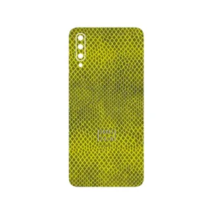MAHOOT Yellow Snake Skin Cover Sticker for Samsung Galaxy A70