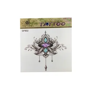 تتو موقت مدل داتورک الماس و نگین کد 602