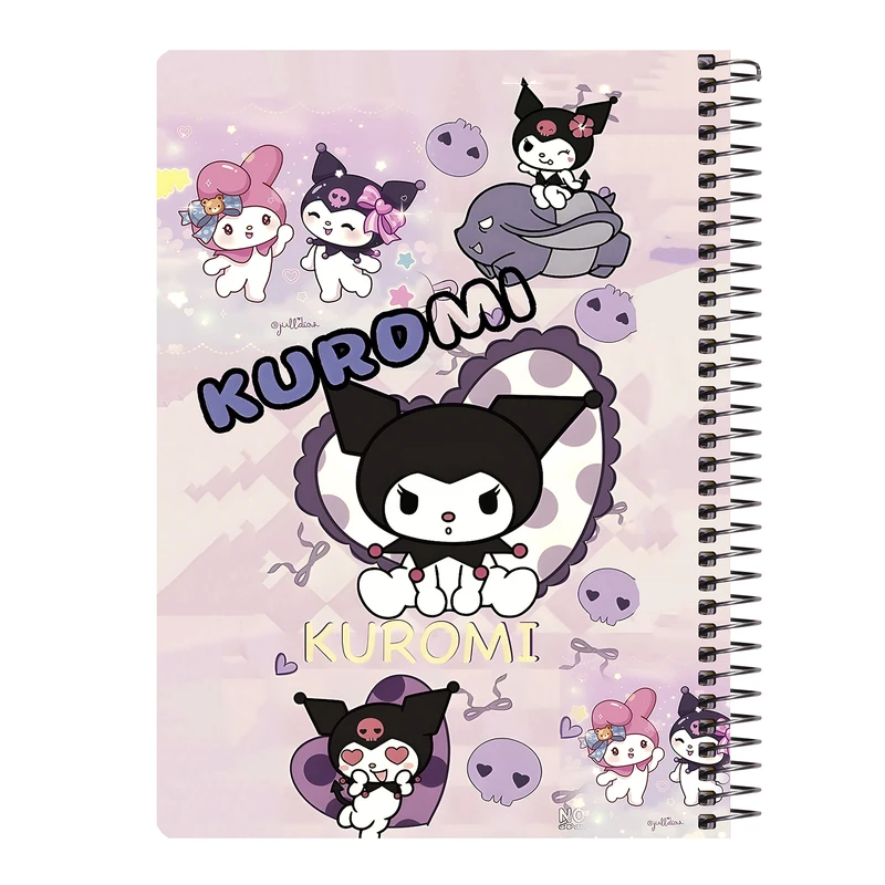 دفتر 80 برگ طرح کرومی کد CUROMI HW 007