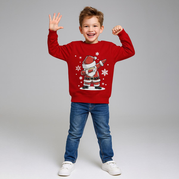 سویشرت بچگانه سون پون مدل D113 رنگ قرمز