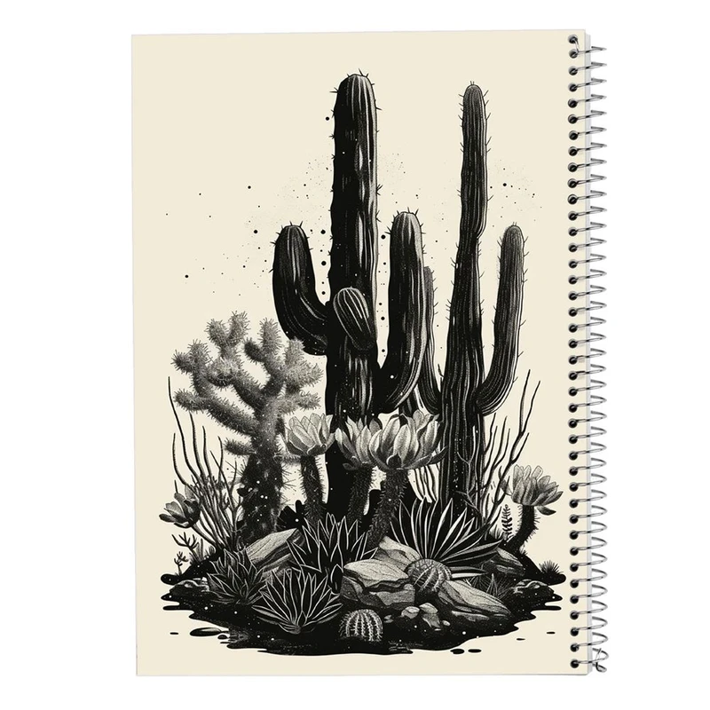 دفتر شطرنجی 50 برگ مدوپد طرح کویر کد DF16657